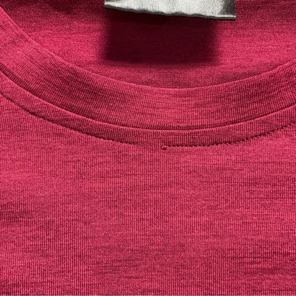 Alphalete Short Sleeve Tee With Logo Deep Red Men’s XL - Picture 5 of 8